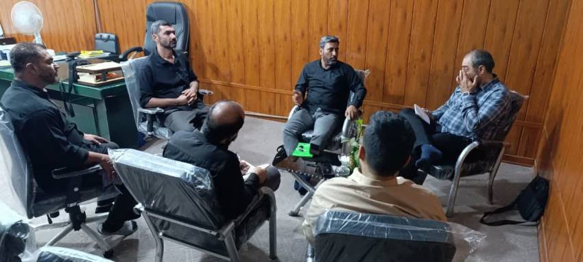 جلسه توجیحی چند مدیریت از سازمان بسیج توسط مدیریت های معاونت اجتماعی سپاه تهران در مرکز صیانت شهید علی وردی