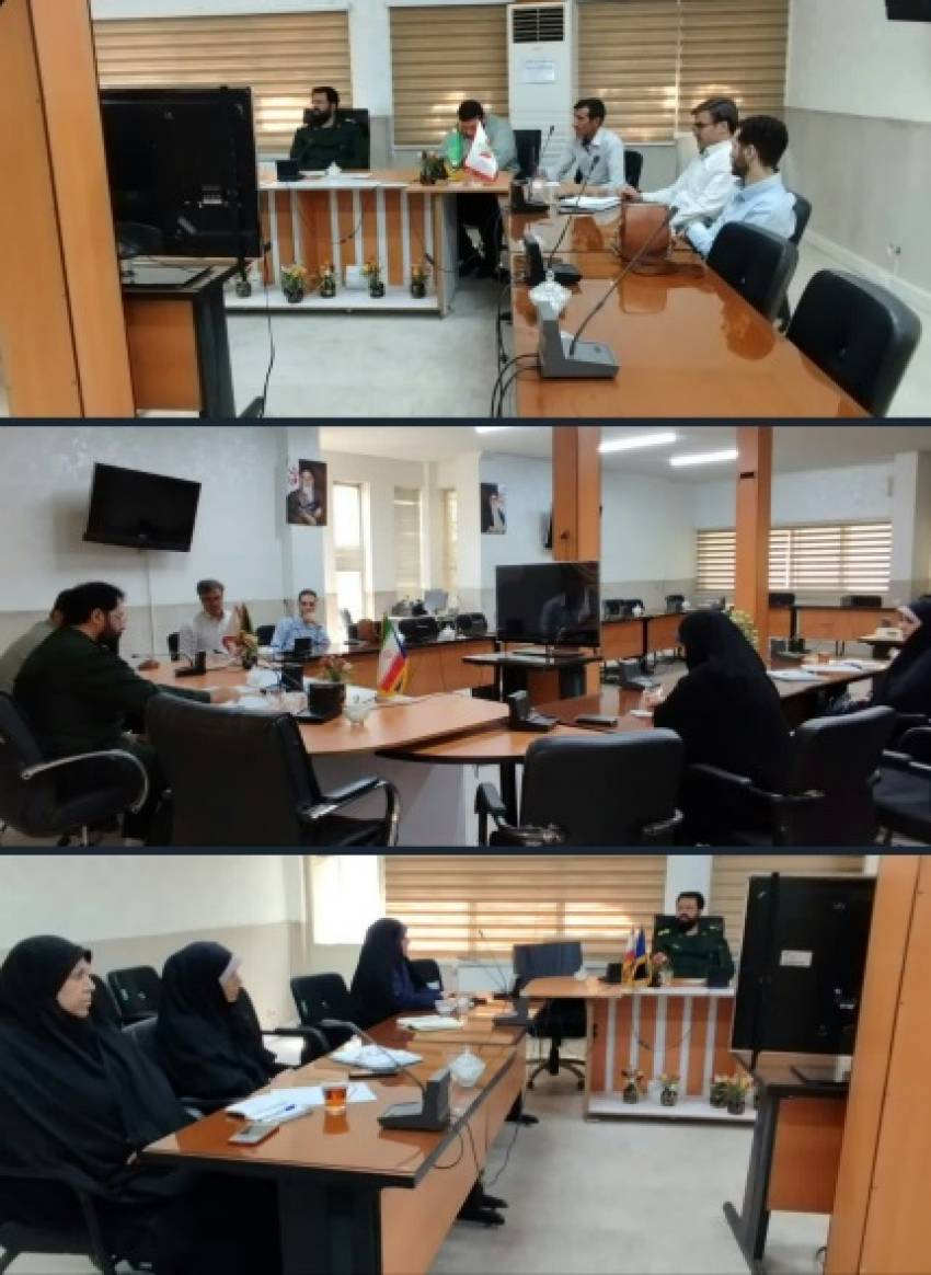 جلسه ماهانه مسئولین اجتماعی حوزه های خواهر و برادر ناحیه ابوذر غفاری